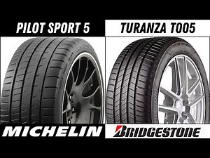 Bridgestone Turanza T005 vs Michelin Pilot Sport 5 – GAME-CHANGING TIRE COMPARISON FOR 2025