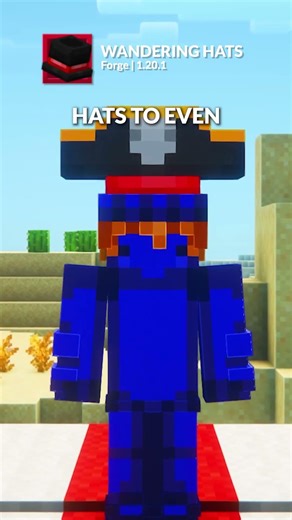 add tons of cute hats to Minecraft with this mod