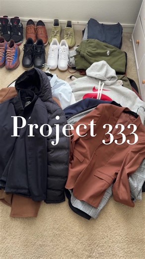 Embracing simplicity in 2024 with Project 333 Capsule wardrobe, 33 pieces, 3 months. Let the minimalist journey begin! #Project333 #MinimalistLiving #mensfashion Project 333 created by @@Courtney Carver