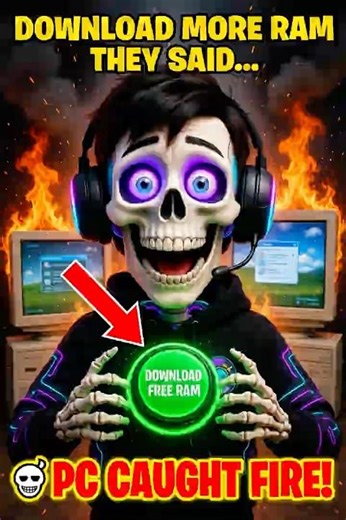 They Tried to "Download RAM" 💀🔥 #Scam