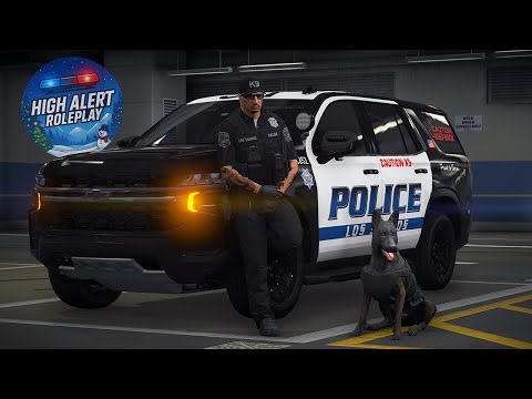 Hittin The Streets w/ Drax the K9! | K9 Division | HighAlertRP
