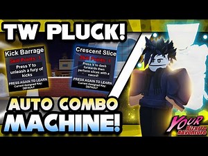 [YBA] The World Pluck: The Auto Combo Machine!