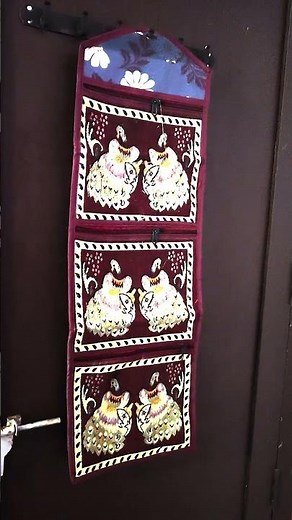 Kuber Industries Cotton Hanging Storage Organizer Unboxing | Wall Hanging Magazine Holder Review