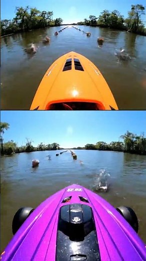 Blazing Fast RC Boat Race POV! High-Speed Water Action 🚤💨