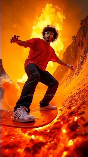 Extreme sports at it’s best🔥 #artificialintelligence #ai #aivideo #aivfx #adventure