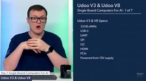 Next on our #AI #SBC list - the Udoo v3. This #x86 Single board computer features a powerful GPU, making it perfect for #EdgeAI and #Robotics. Check out the blog for the full list! Did we miss any? https://www.electromaker.io/blog/article/the-ultimate-guide-to-single-board-computers-for-ai-applications | Electromaker.io