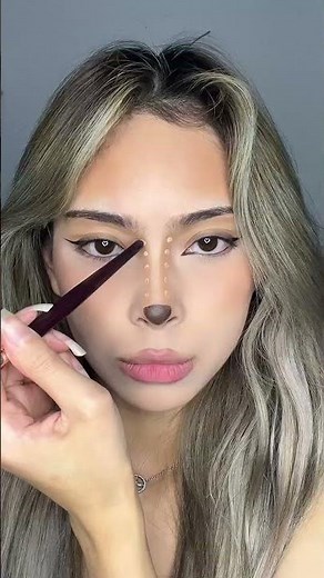 Deer Makeup Tutorial for Halloween #halloween