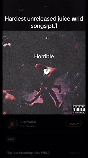 Exploring Horrible - The Unreleased Juice WRLD Song
