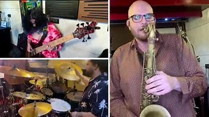 New Video Out Out now on YouTube ;) Check another banger by @hartsuch called 'CRACK DRILL' featuring @dey_bass and @ginobanksofficial Check out the full video only YouTube by clicking on the link on my last story :) #mohinidey #bass #drums #saxophone #crack #drill #musician #bassist #Synth #music #live #sessions @mayonesguitars @markbassamps @sitstrings @gruvgear @bosspedals @darkglasselectronics @voodoolabofficial @ehx @tcelectronic @providence.jp | Mohini dey