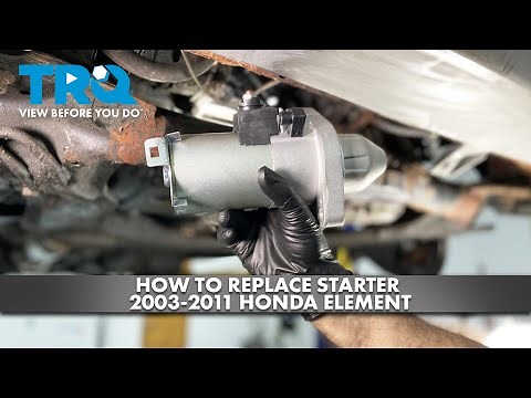 How to Replace Starter 2003-2011 Honda Element