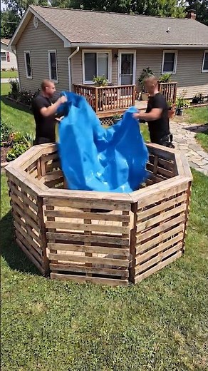 DIY Pallet Pool Build That Transforms Your Backyard