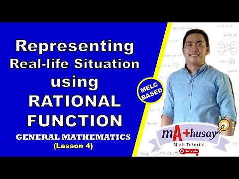 Representing Real-Life Situations using Rational Functions (Filipino) || Mathusay General Math