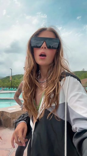 Mother daughter dance off by the pool! #dance #familyvlog #rvlife #fyp #motherdaughter