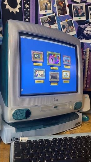 Kid Pix Deluxe on the iMac G3