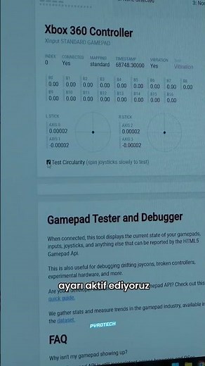 #Gamepad test edin 🎮