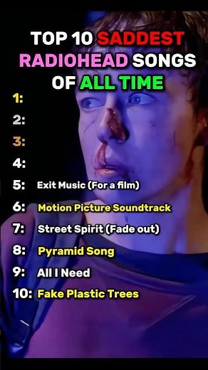 Top 10 Saddest Radiohead Songs