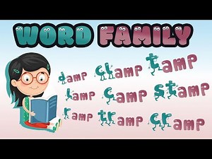Word Family - amp | Phonics Song for Kids | Rhyming words - A to Z Alphabets