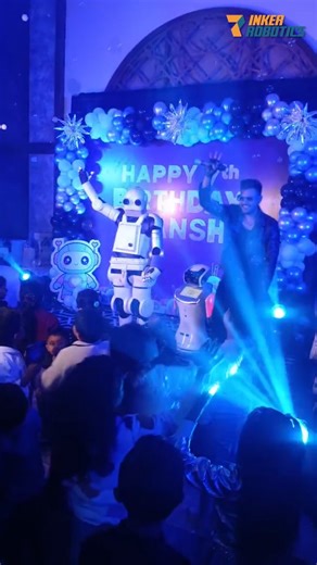 A birthday beyond the ordinary Mission Earth 7 – The Celebration Code was a 3-hour immersive robo-themed birthday experience curated by Inker Robotics. From humanoid robots and robo dogs to VR, AI, and interactive STEM zones, children explored technology through play. With a Mission Pass guiding them across zones, every child stayed engaged, curious, and excited throughout the celebration. More than a party — it was an experience designed to spark young tech minds. #InkerRobotics #RoboThemedBirt