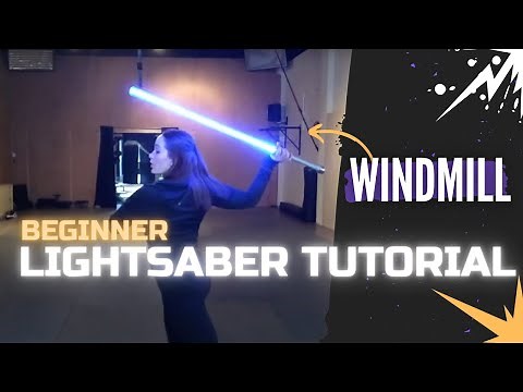 Windmill -- LIGHTSABER & STAFF SPINNING TUTORIAL - Michelle C. Smith
