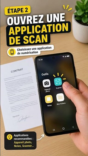 Scanner un document avec son téléphone en 30 secondes !