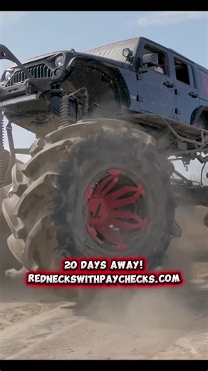 TICKETS ON SALE NOW! www.redneckswithpaychecks.com RWP Spring Break 2026 runs March 12-15 in Saint Jo, TX, 90 minutes north of Fort Worth. Ying Yang Twins headlines. 4 Days and Nights on 1200 acres of Mud & Mayhem! Open pits, trails, events, camping, music and more! 18 only. Early Camping March 6-8, 2026. . . #RednecksWithPaychecks #RWP #OffroadLife #MudLife #offroading