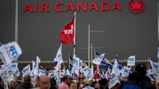 Air Canada, union meet with mediator as strike continues
