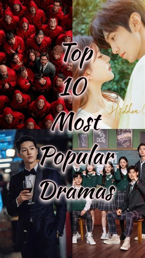 Top 10 Most Popular Dramas You MUST Watch 😱🔥 | Netflix & K-Drama Best List #top 10 dramas