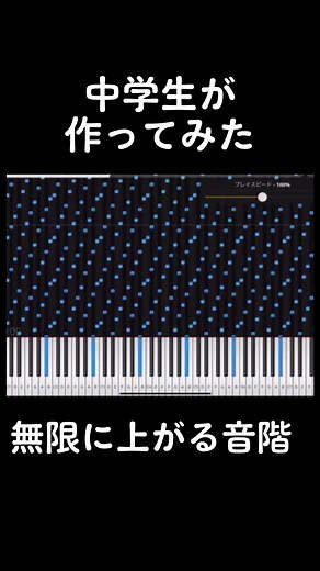 中学生が無限に上がる音階のテンポを早くしてみたらどうなるか検証してみた#midi #ピアノ #dtm #音階 #中学生 #音楽 #作曲 #打ち込み
