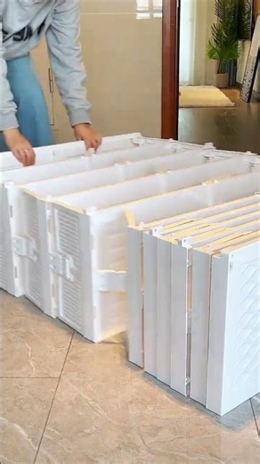 Foldable shoe rack! Space-saving & stylish. 👟✨ #ShoeRack #HomeHacks #Storage #Interior #DIY