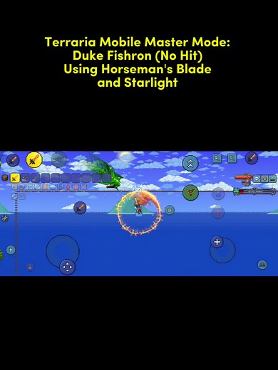 Terraria Mobile Master Mode: Duke Fishron No Hit Guide