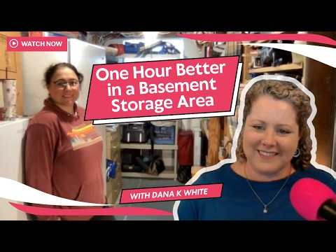Decluttering a Basement for ONE Hour!