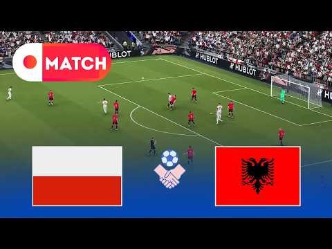 Albania vs Poland | World Cup Qualifiers 2026 Full Gameplay Simulation | eFootball PES 2021