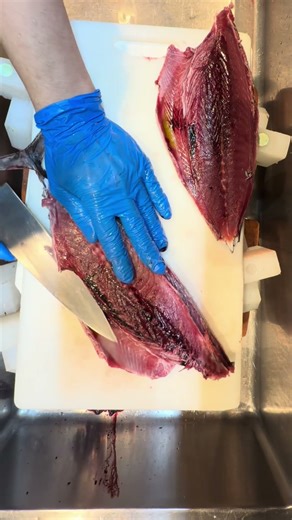 How to Fillet Suma Katsuo | Japanese Straw-Seared Bonito Prep | No Talking ASMR