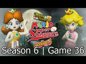 Mario Super Sluggers | Season 6 Game 36 - Daisy vs Peach @ Luigi's Mansion