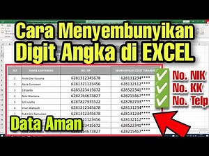 How to Hide the Last 4 Digits in Excel Easily