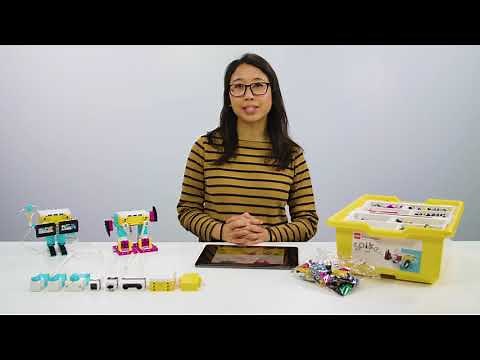 【SPIKE™プライム はじめに① 】ボックスセットの中身とアプリの確認（字幕あり）