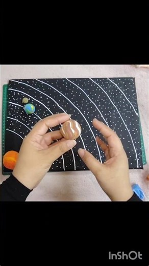 How to make Planet Jupiter with clay #solarsystem #schoolproject #jupiter