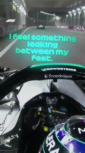 let’s hope it’s just sweat 😃 @Andrea Kimi Antonelli @Mercedes-AMG F1 #f1 #f1drivers #singaporegp #kimiantonelli #mercedes