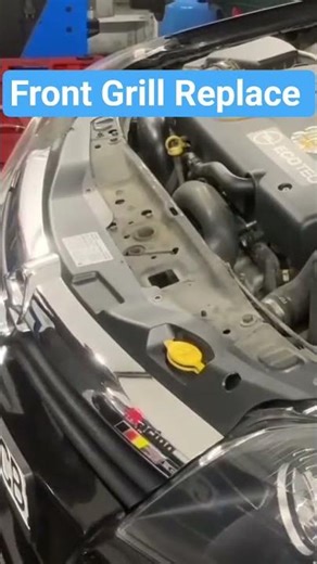 Opel Astra H Front Grill Removal #mechanic #opelastrah