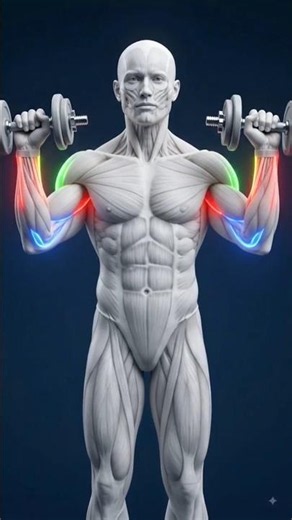 Anatomy of a Shrug: Muscle Activation Explained #AnatomyAnimation #FitnessScience #ShrugWorkout