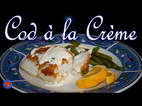 Baked Cod Fish with Cream Sauce | Best Baked Fish Recipe | Creative Cooking