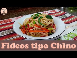 Fideos Chinos con Pollo y Verduras | Receta Deliciosa, Fácil y Económica | MariTCocina
