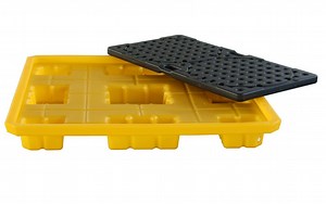 [Hot Item] Osha-Compliant 4 Drum Spill Pallet for Secondary Containment Solutions