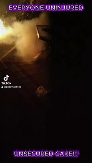 UNSECURED CAKE!!! Bada Bing 200g #fail #fireworks #pyro #pyromaniac