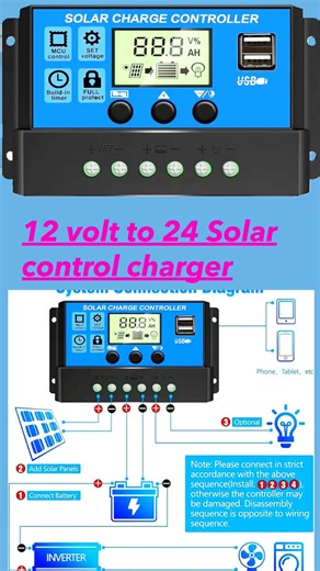 Solar charger controller unboxing// #solar #charging #battry