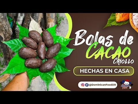 Así es como se hacen las BOLAS DE CACAO CRIOLLO / Cocinando en Casa 🏚️