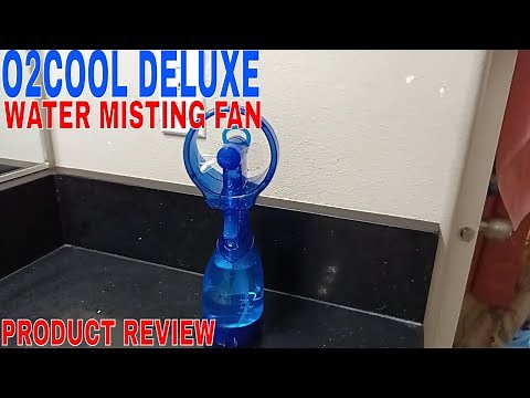✅ O2COOL Deluxe Handheld Battery Powered Water Misting Fan 🔴