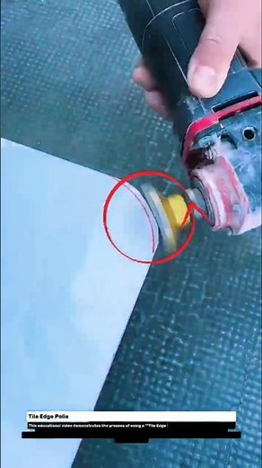 Tile Edge Polishing Machine – Precision Grinding and Finishing Technology. #shorts