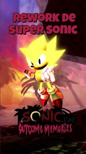 The new Super Sonic rework on #outcomememories #sonic #videogames