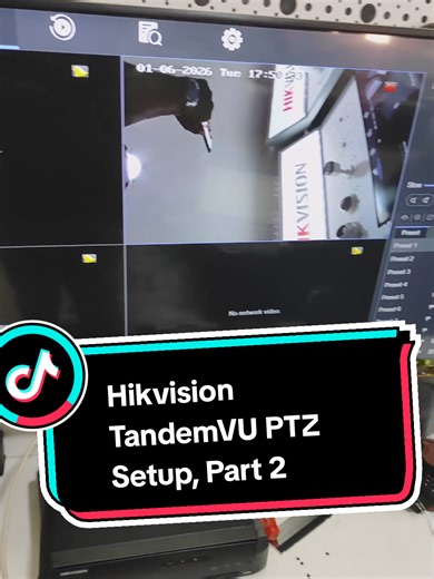 Hikvision TandemVU PTZ Camera Setup Guide Part 2